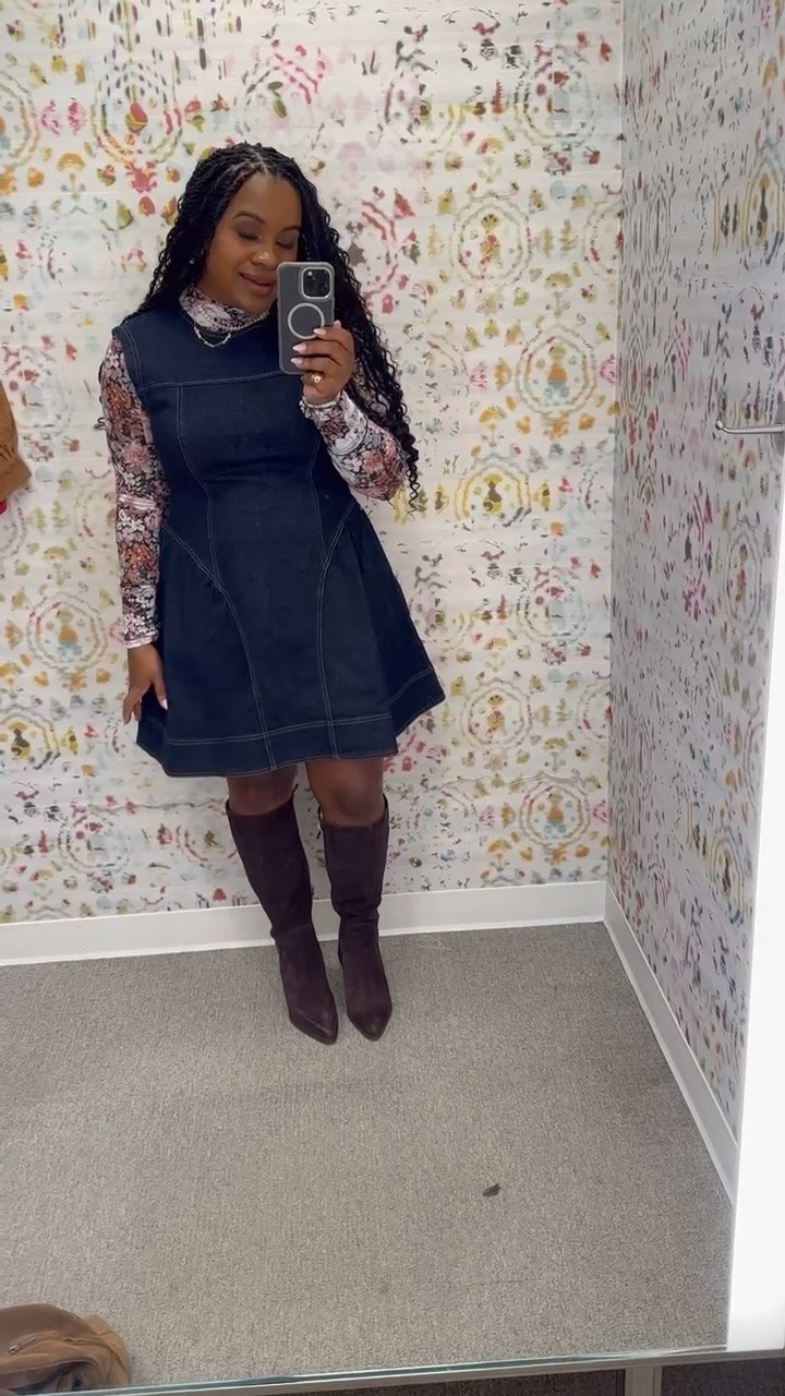 The most flattering denim dress 😍

#NSale

#LTKSaleAlert #LTKMidsize