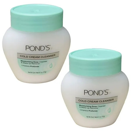 Pack of (2) Ponds Cold Cream The Cool Classic Deep Cleans And Removes Make-up 6.1 oz | Walmart (US)