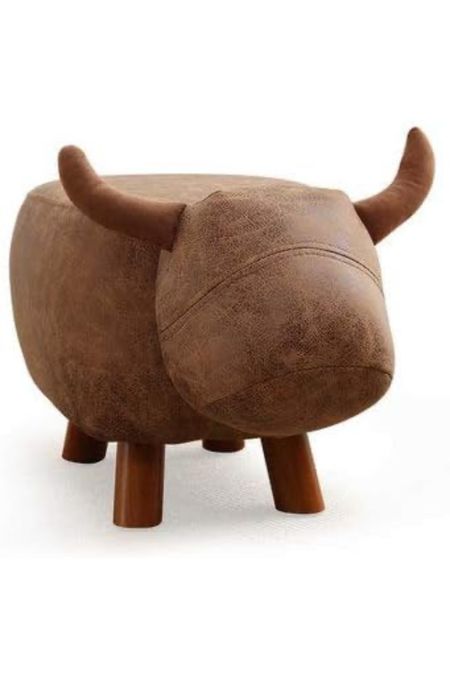WoodShine Animal Ottoman Accent Upholstered Stool Footrest Stool Bull

#LTKstyletip #LTKGiftGuide #LTKhome