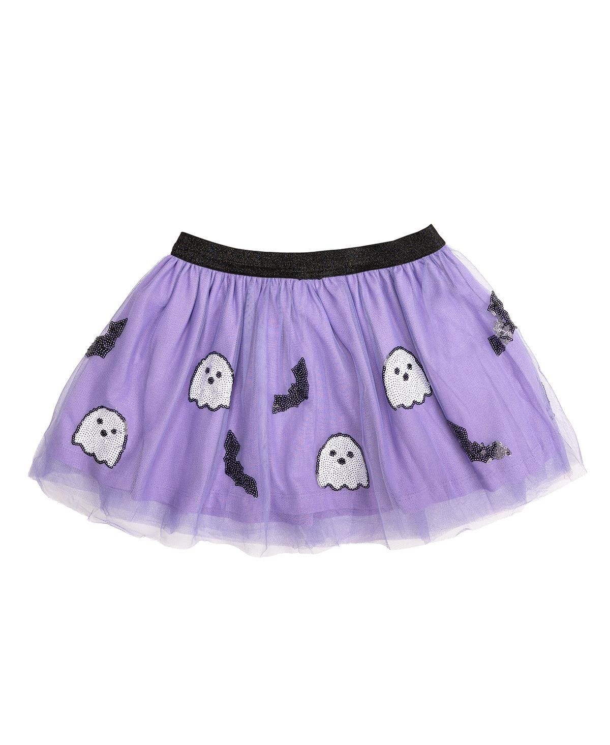 Sweet Wink Little and Big Girls Ghost and Bat Sequin Halloween Tutu Skirt - Multicolor | Macy's