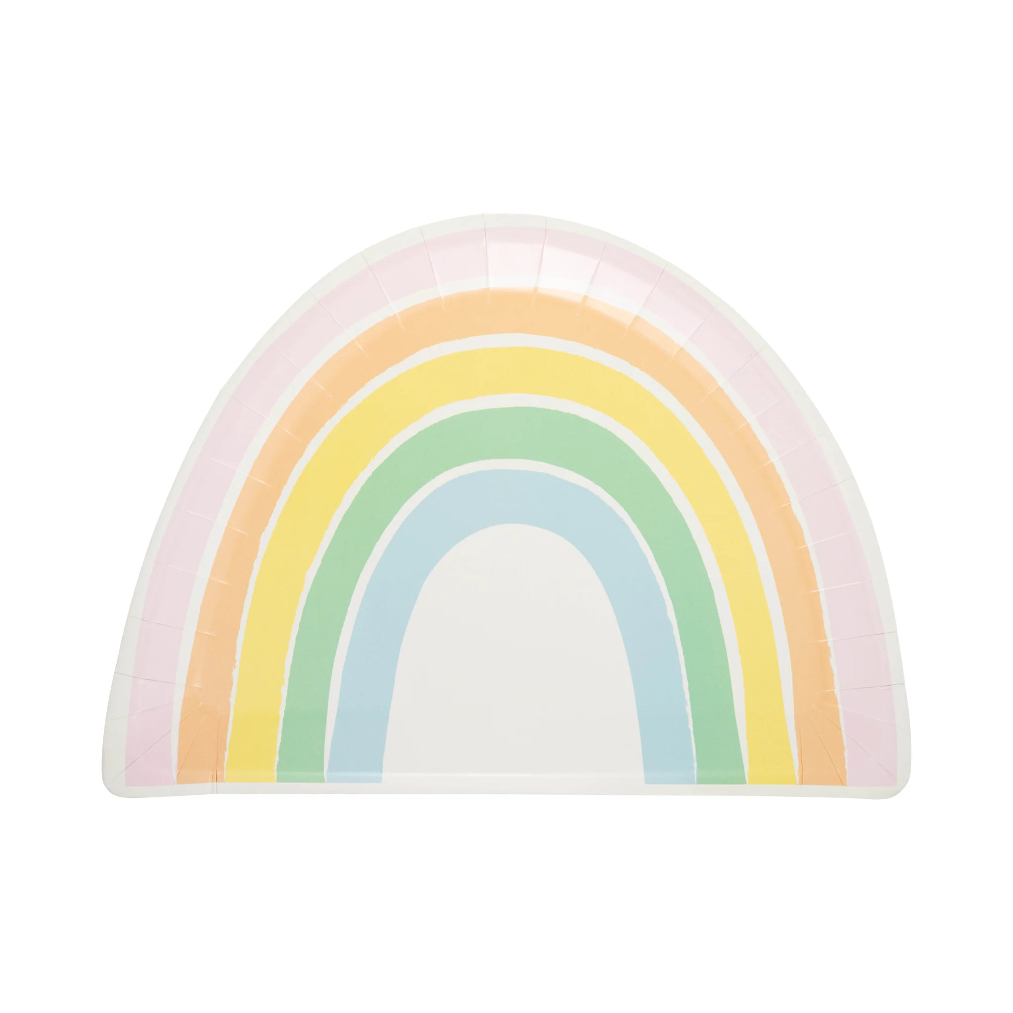 Pastel Rainbow Shaped Plate | My Mind's Eye