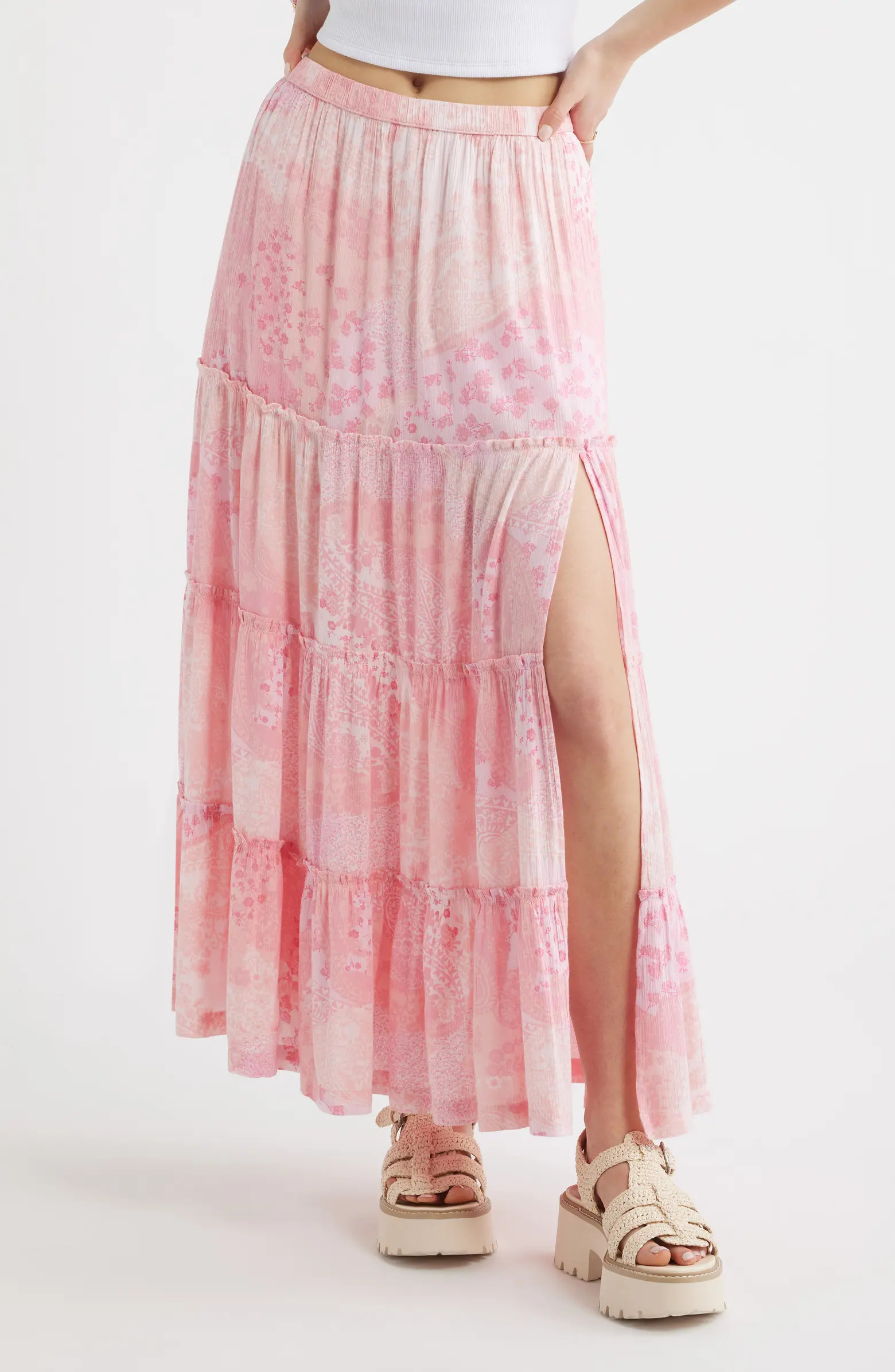 BP. Tiered Maxi Skirt | Nordstrom | Nordstrom