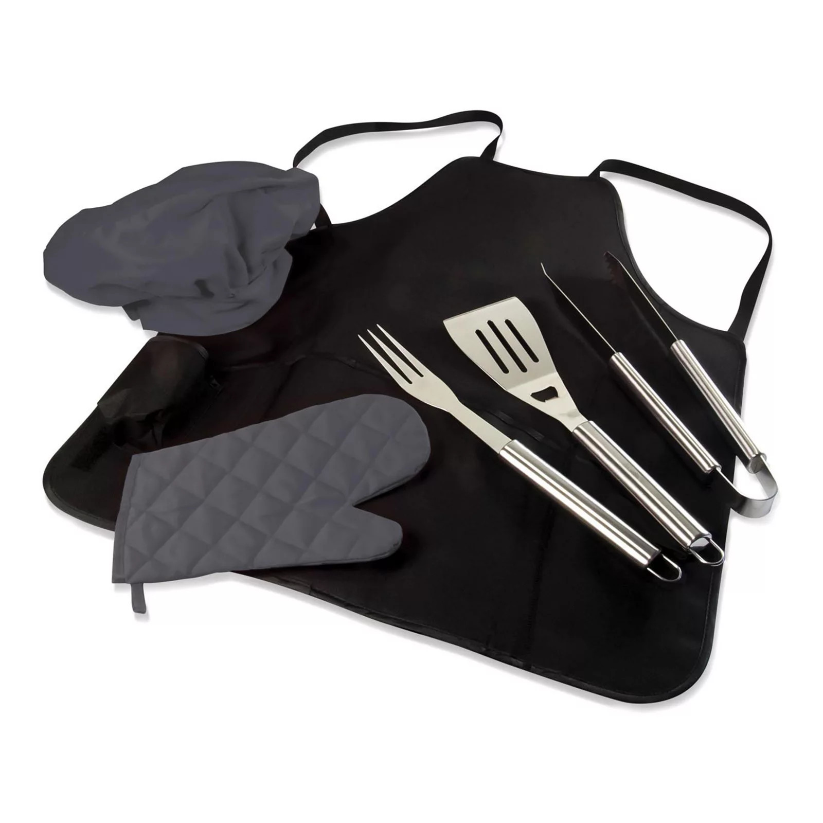 Oniva BBQ Apron Tote Pro Grill Set, Black | Kohl's