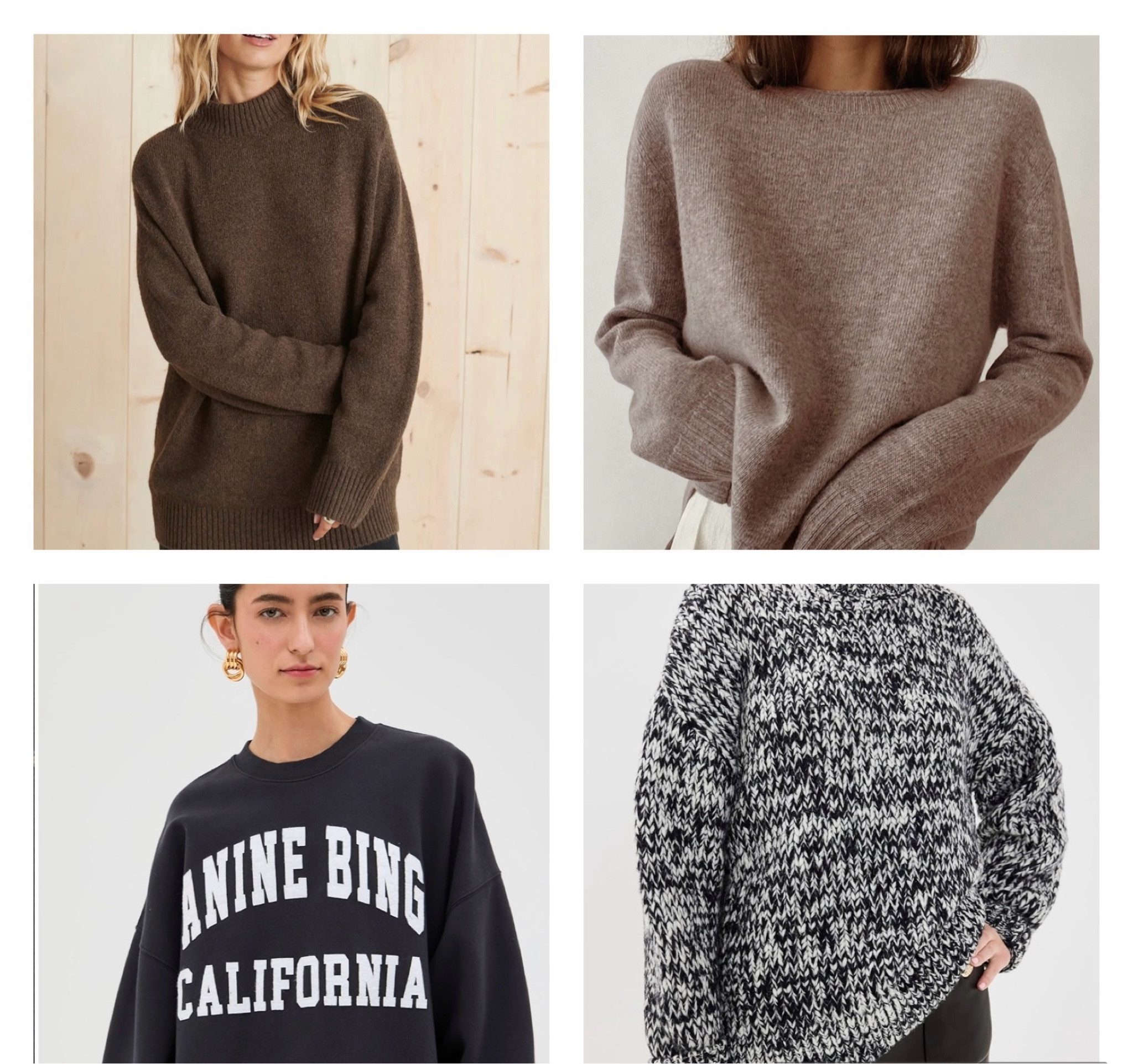 A few of my favorite sweaters and sweatshirts that I’ve purchased previously that are now part of #blackfriday #aninebing #shopbop #jennikayne #sweaters

#LTKStyleTip #LTKCyberWeek #LTKSeasonal
