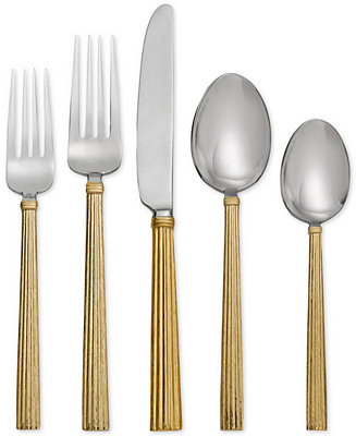 Wheat Gold Collection 5-Piece Place Setting | Macy's