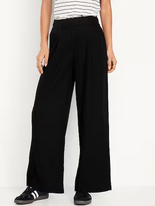 Extra High-Waisted Linen-Blend Super Wide-Leg Taylor Pants | Old Navy (US)