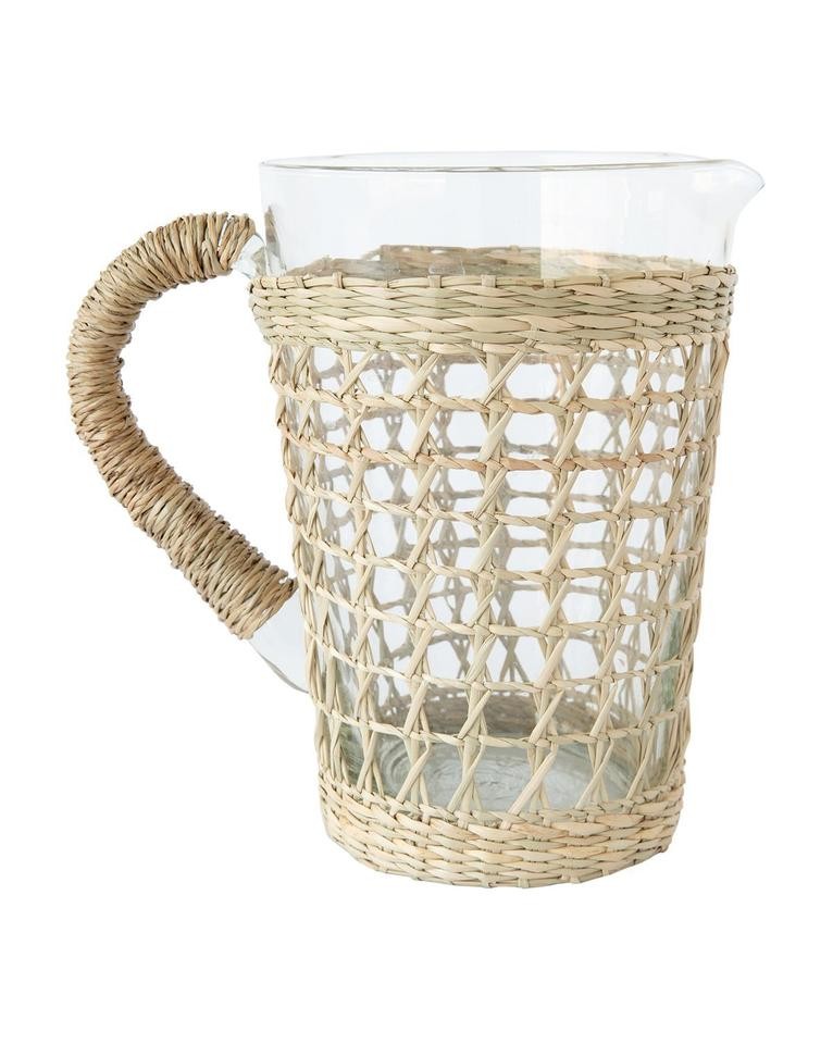 Seagrass Cage Pitcher | McGee & Co.