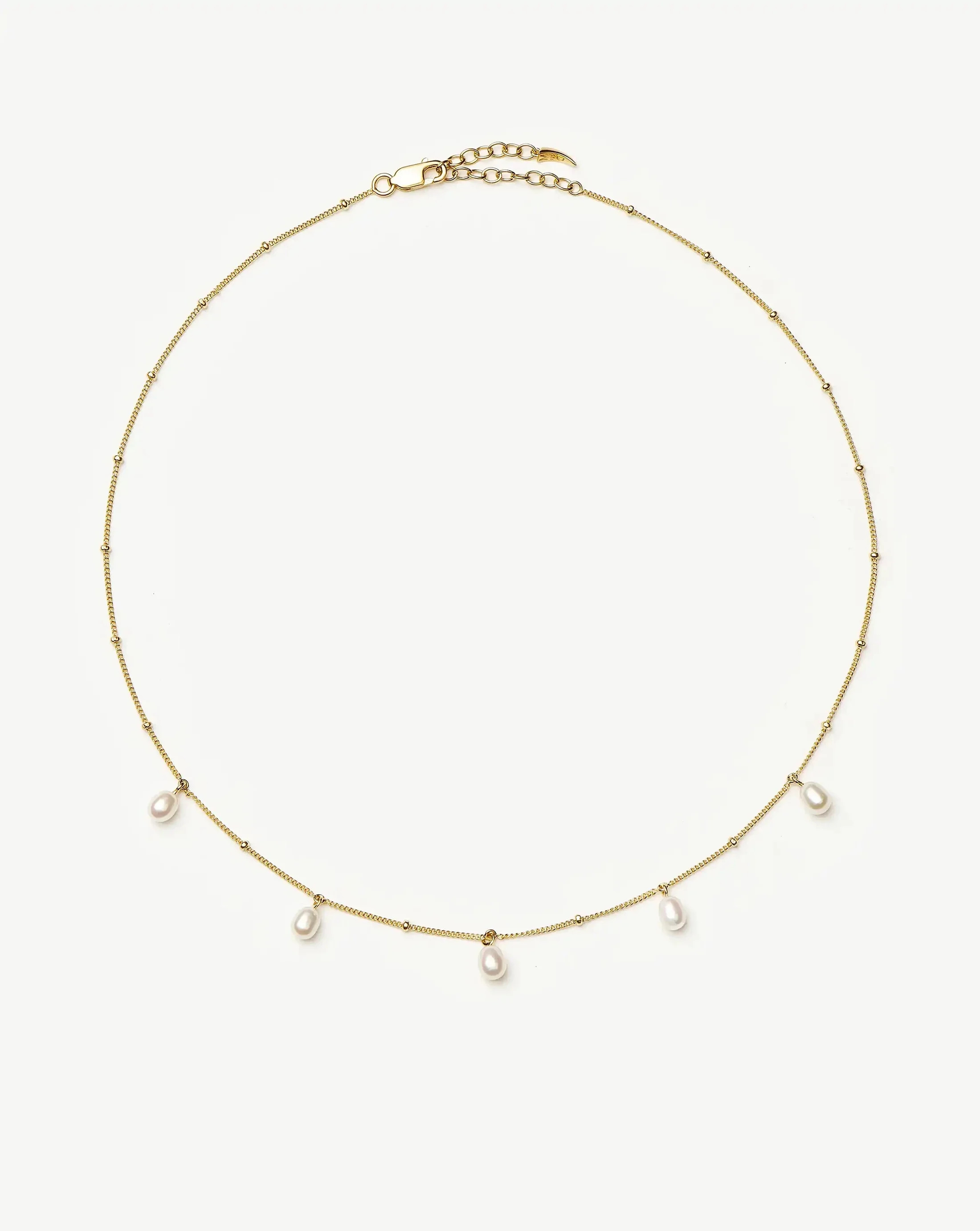 Pearl Baya Baroque Chain Choker - Gold | Missoma UK | Missoma UK