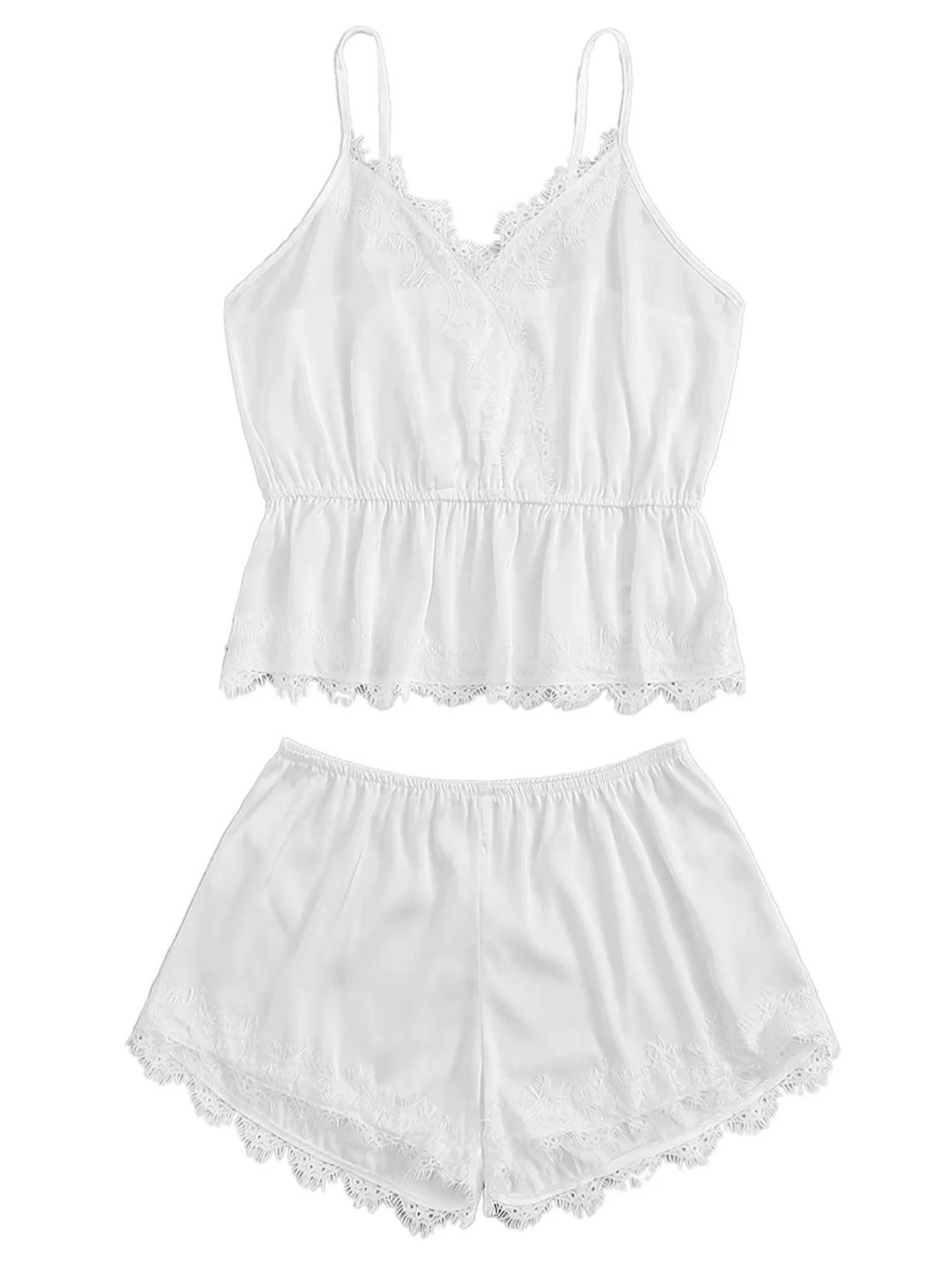 Luna V-neck Lace Pajama Set (5 colors) | Kyria Lingerie