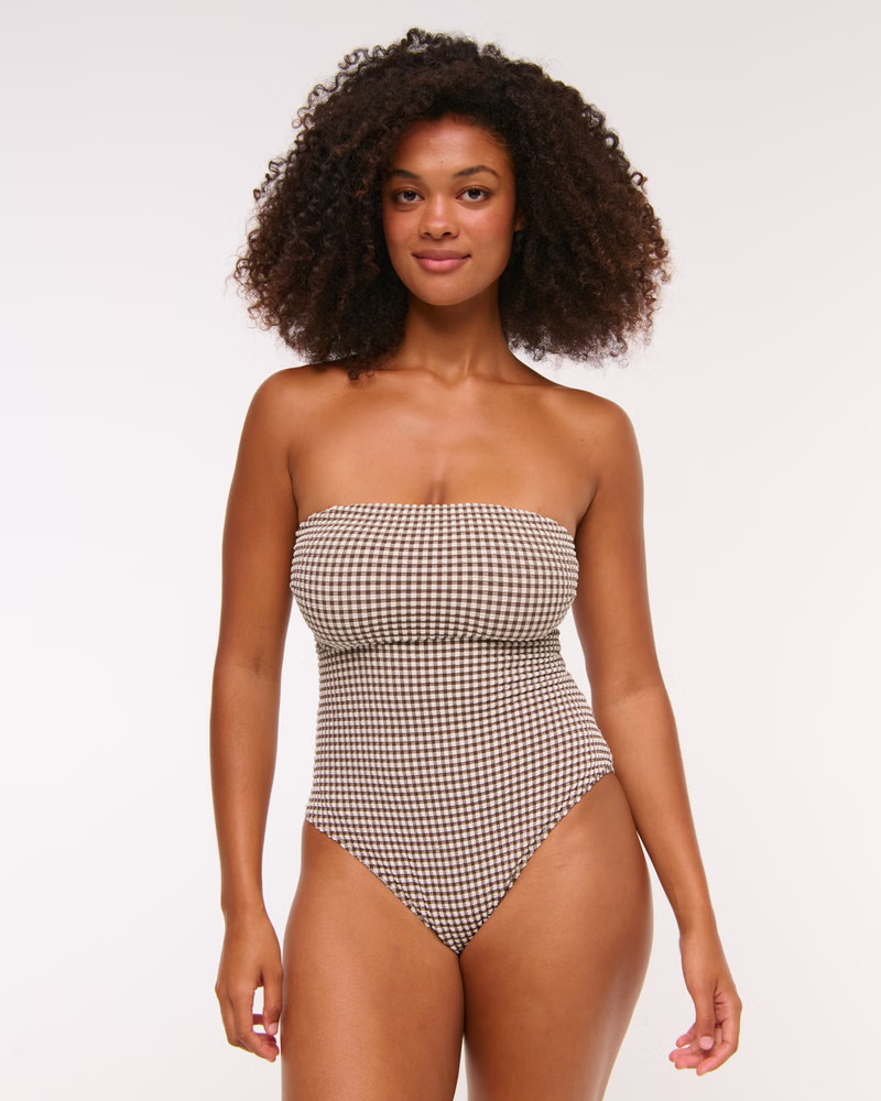 Curve Love A&F Marina One-Piece Swimsuit | Abercrombie & Fitch (US)