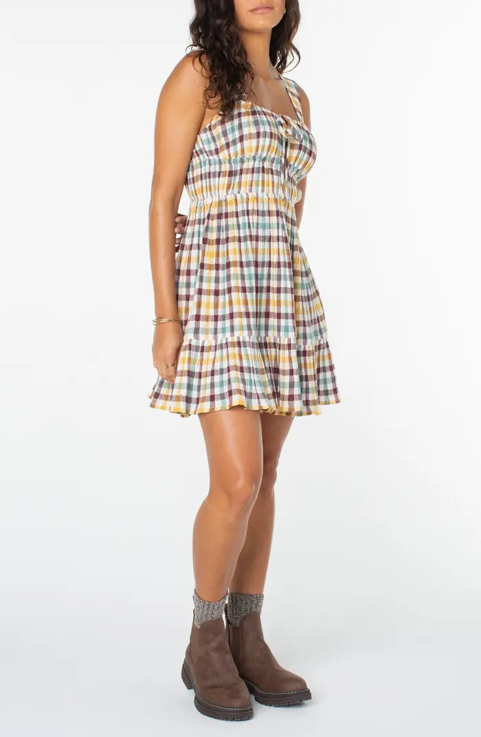 Paradise Breeze Plaid Babydoll Dress | Nordstrom Rack