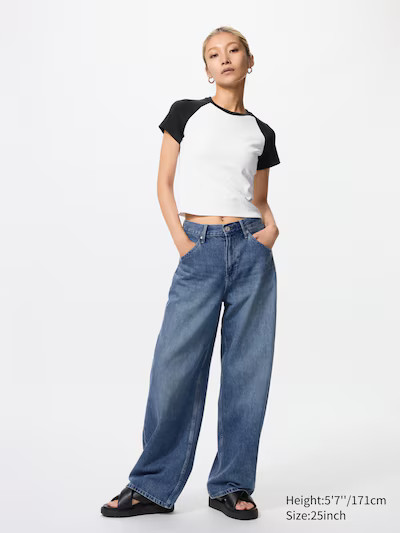 Baggy Curve Jeans | UNIQLO (UK)