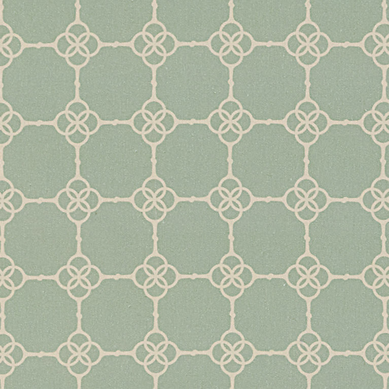 Carson Kressley Geometric Snaffle Bit Green Fabric by the Yard | Ballard Designs, Inc.