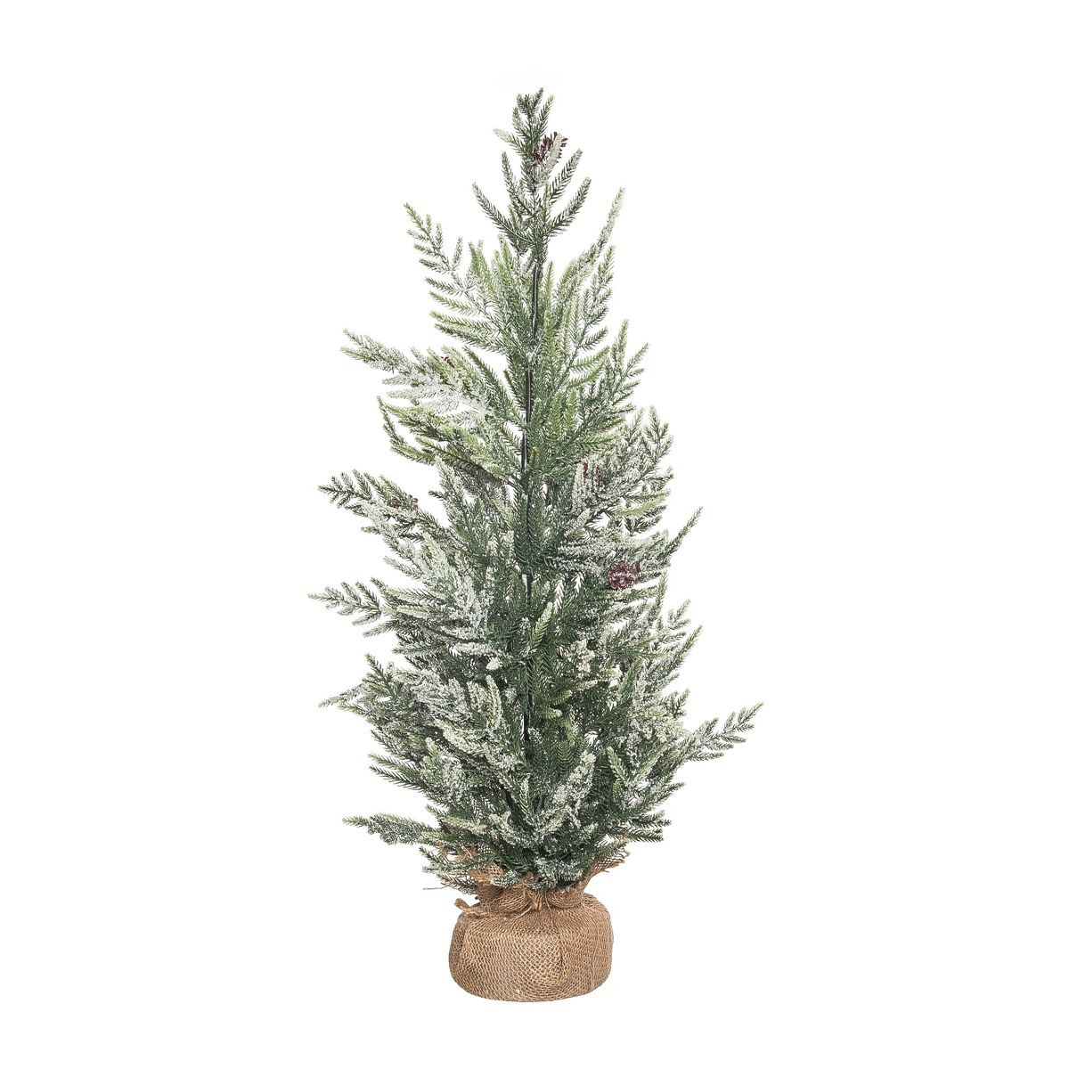 Transpac 24 Inch Multicolor Christmas Relaxed Leaf Artificial Tree Perfect for Holiday Decor | Target