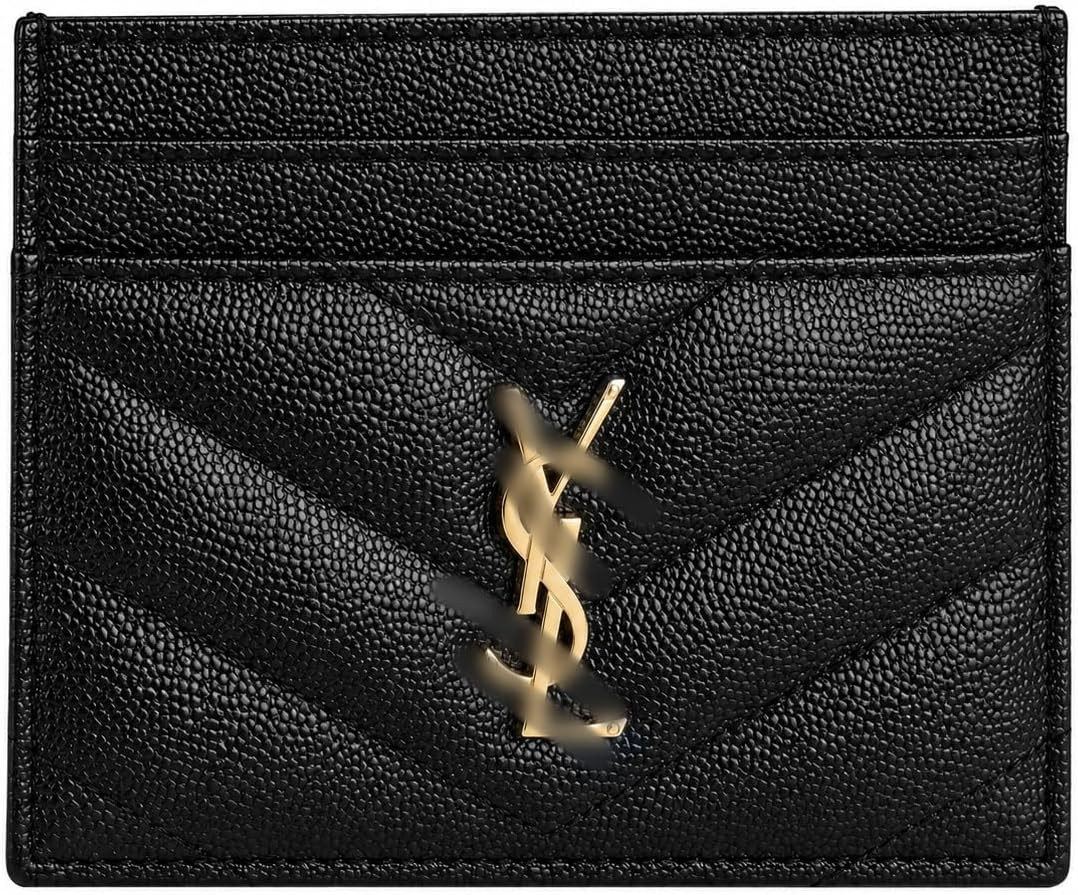 Leather Card Holder Wallet – RFID Blocking Ultra Slim Front Pocket Wallet – Minimalist Credit Card Case with 6 Card Slots and 1 Pocket for Men and Women, Black | Amazon (US)