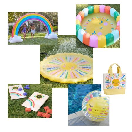 Rainbow Sunshine collection at PB Kids is too cute! I’ve had some requests for summer fun and splash pad round-ups specifically - the collection here is my fave so far, very The Sunny La La adjacent! 

#LTKkids #LTKswim #LTKSeasonal
