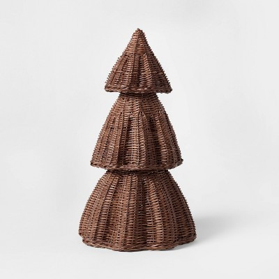 Scalloped Rattan Christmas Tree - Threshold™ designed with Studio McGee | Target