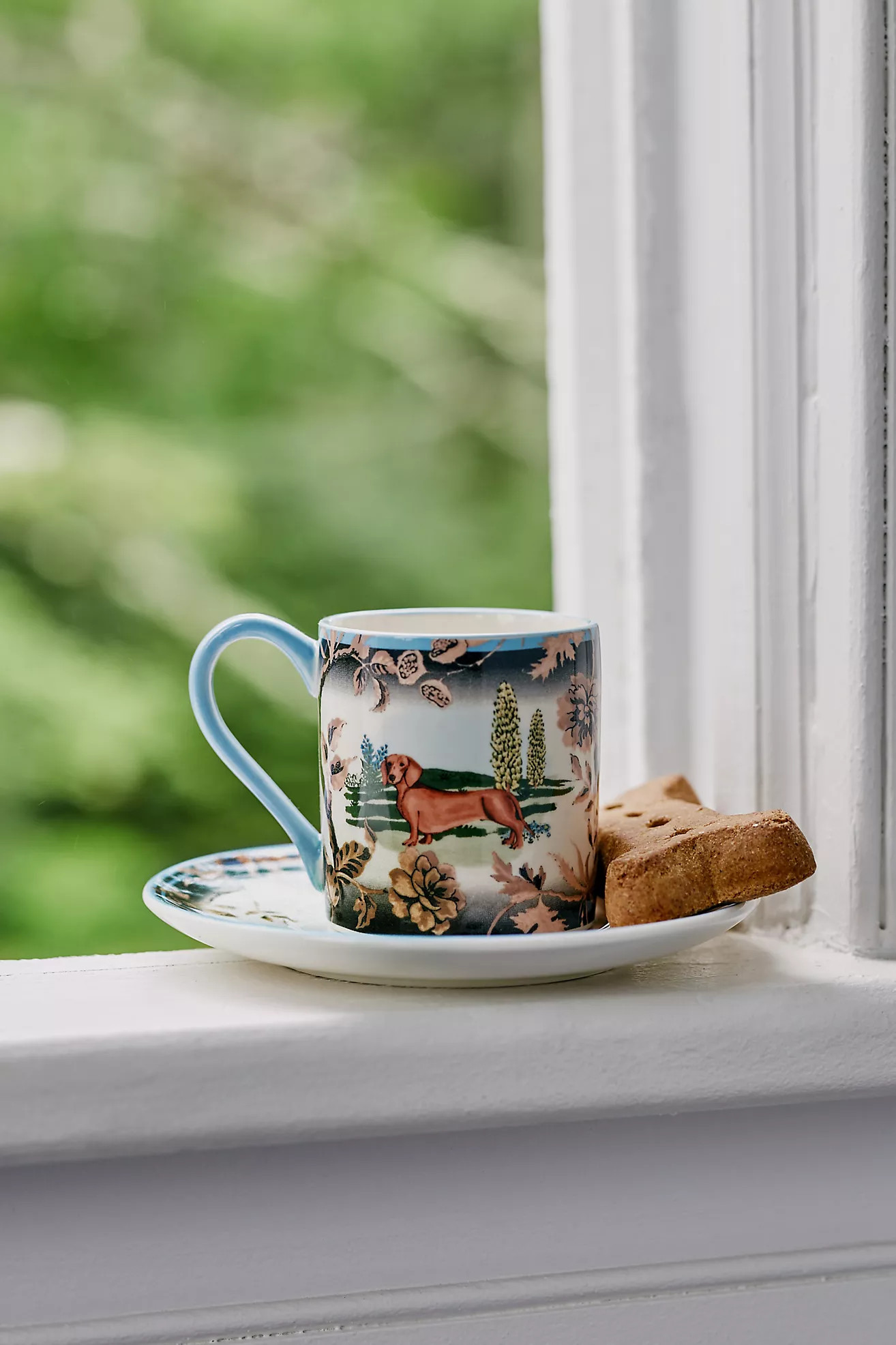 Portobello Stoneware Espresso Cup & Saucer | Anthropologie (US)