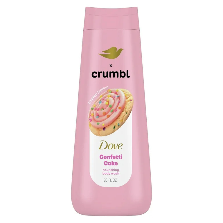 Dove Crumbl Moisturizing Liquid Body Wash Confetti Cake, 20 oz | Walmart (US)