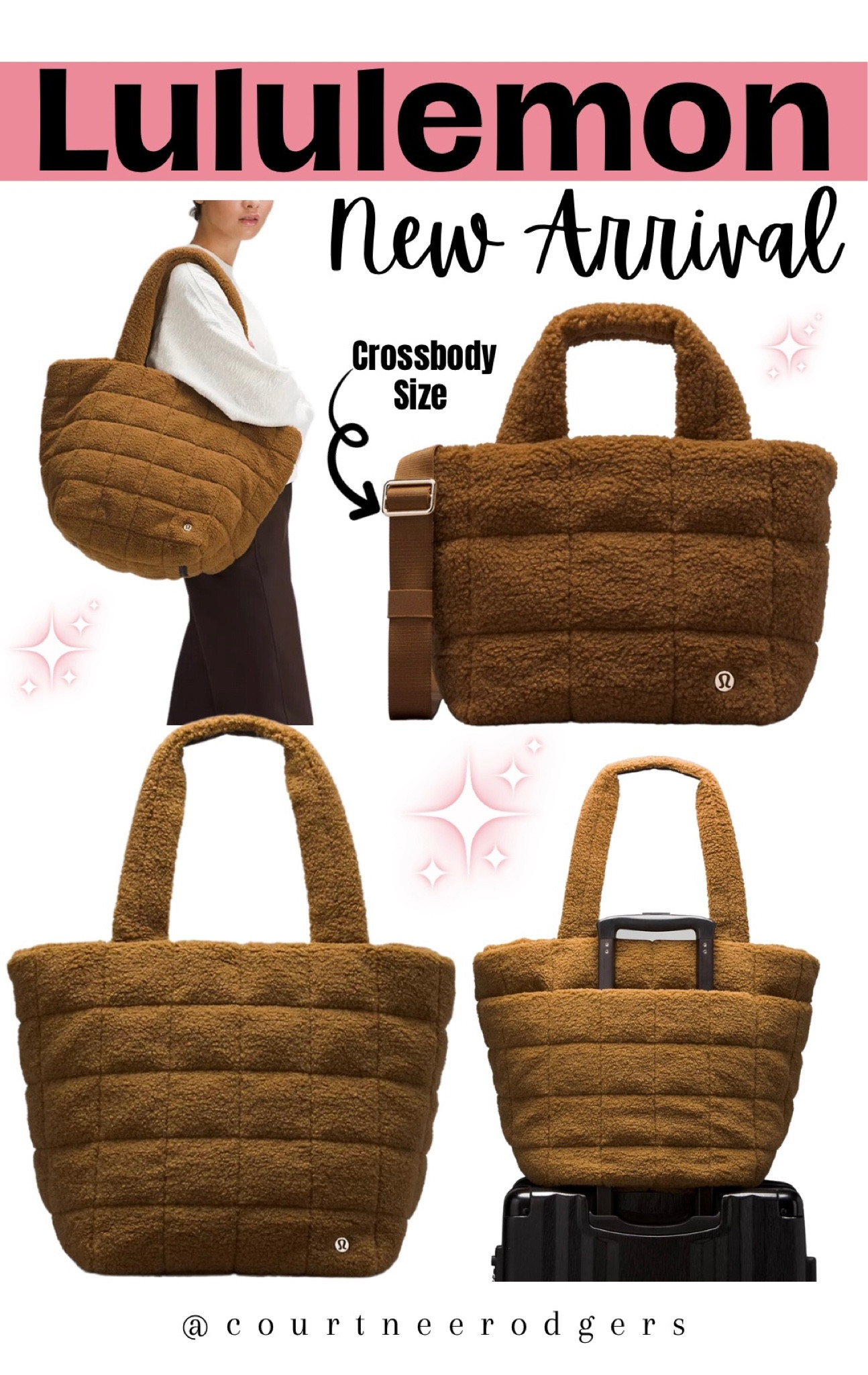 Lululemon Sherpa Bag NEW ARRIVAL!!!!🤎 These will sell FAST!!! Great gift idea for Christmas!! 

Fitness, Lululemon, activewear, athleisure, gift guide, gifts for her, new arrivals 

#LTKHolidaySale #LTKGiftGuide #LTKitbag