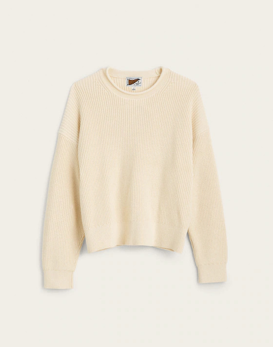 The Arden Crewneck Sweater in 100% Cotton | Madewell