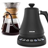 COSORI Electric Gooseneck Kettle with 5 Variable Presets, Pour Over Coffee Maker with 8 Cup Glass Co | Amazon (US)