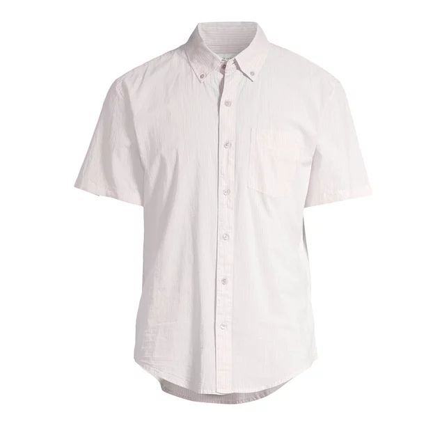 Free Assembly Men's Everyday Short Sleeve Button Down Shirt | Walmart (US)