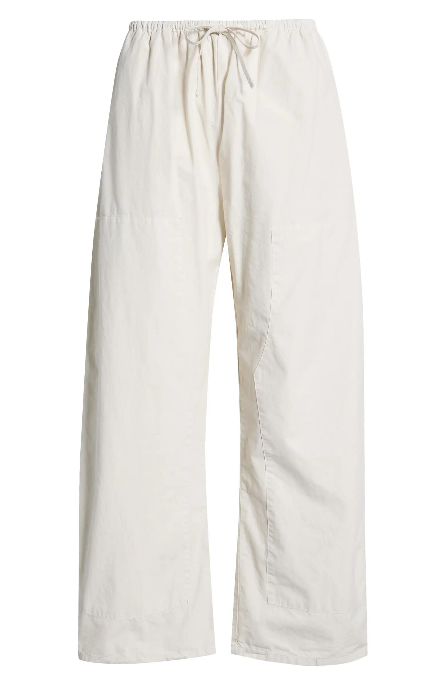 Kyoto Cotton Drawstring Utility Crop Pants | Nordstrom