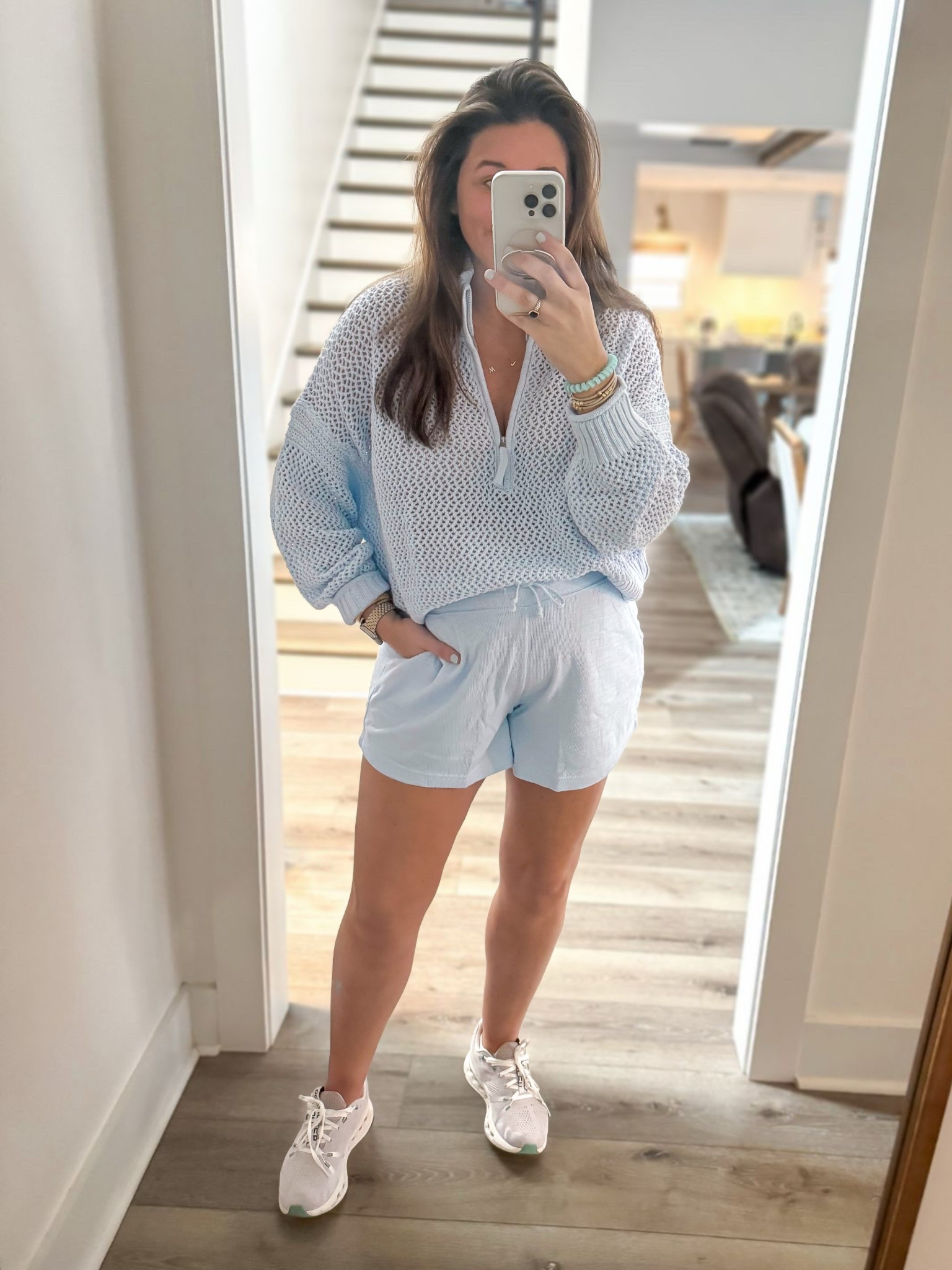 Another day another quality set! I can’t wait to live in this one postpartum with all the baby cuddles. I ordered my normal size and it fits even now. So I would say it’s a bit oversized  

#LTKSeasonal #LTKFindsUnder50 #LTKBump