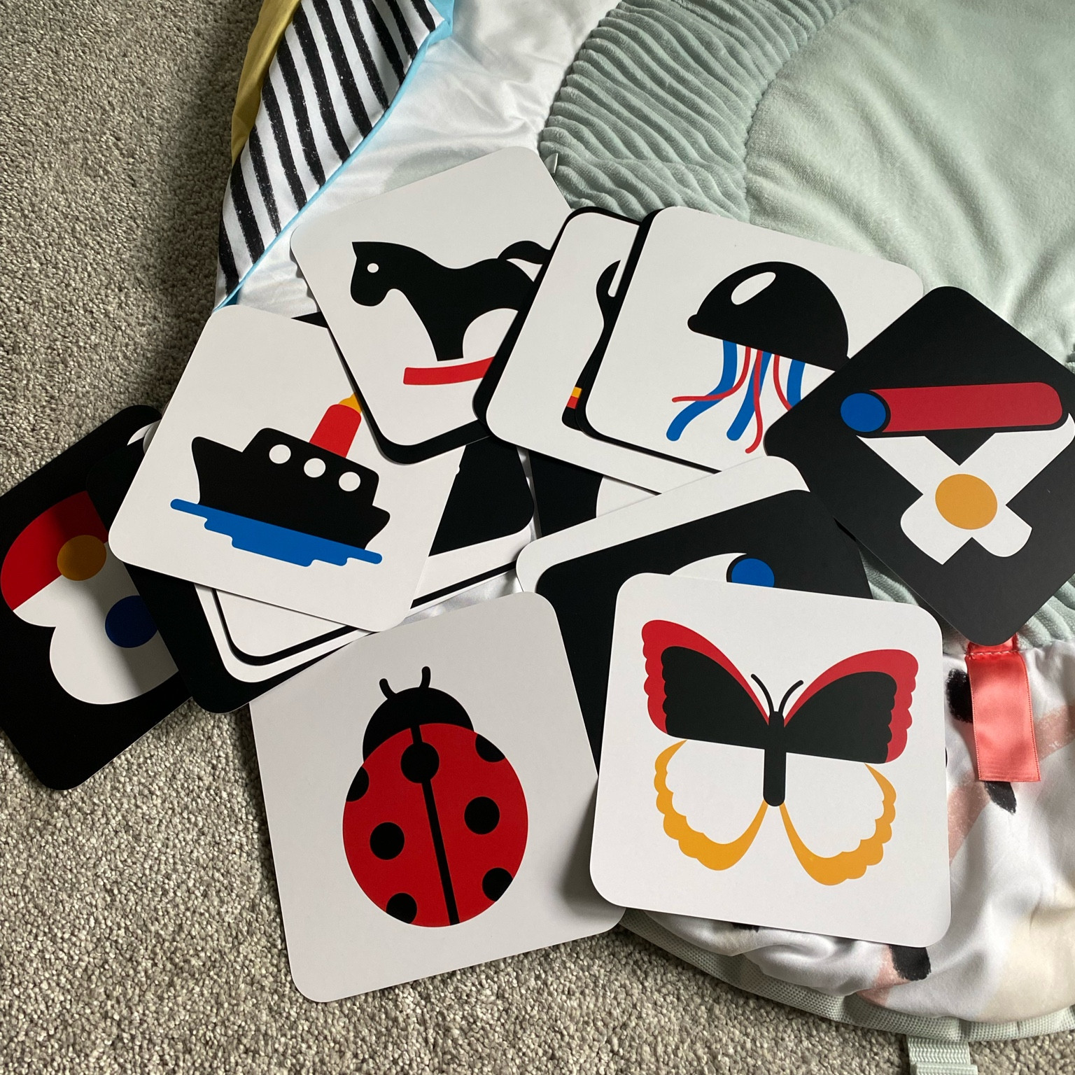 Time to swap out the visual stimulation cards, we love this pack and just wrapped up the black/white set. Great for tummy time. 

#LTKKids #LTKFindsUnder50 #LTKBaby