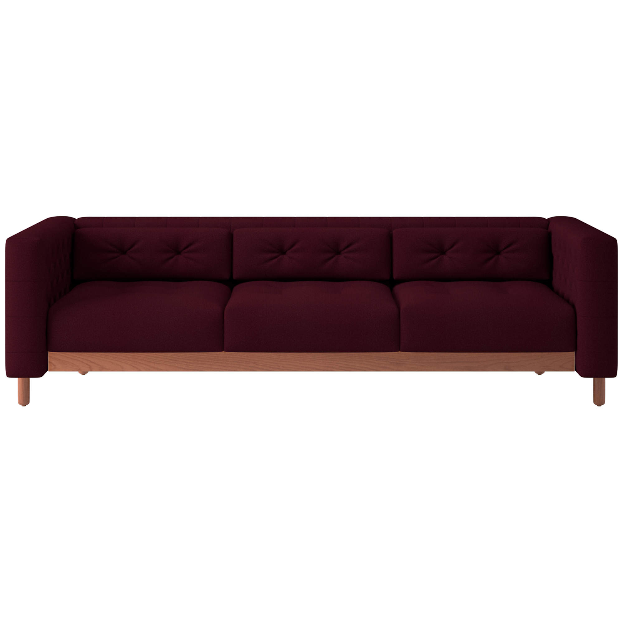 Marconi 81.5" Tufted Green Velvet Sofa by Gianfranco Frattini + Reviews | CB2 | CB2