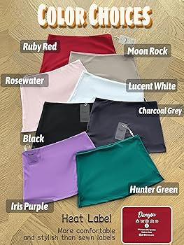 Danysu Stretchy Mini Skorts Mid Waist Skirt with Shorts Side Slit 2025 Sports Daily Going Out Out... | Amazon (US)
