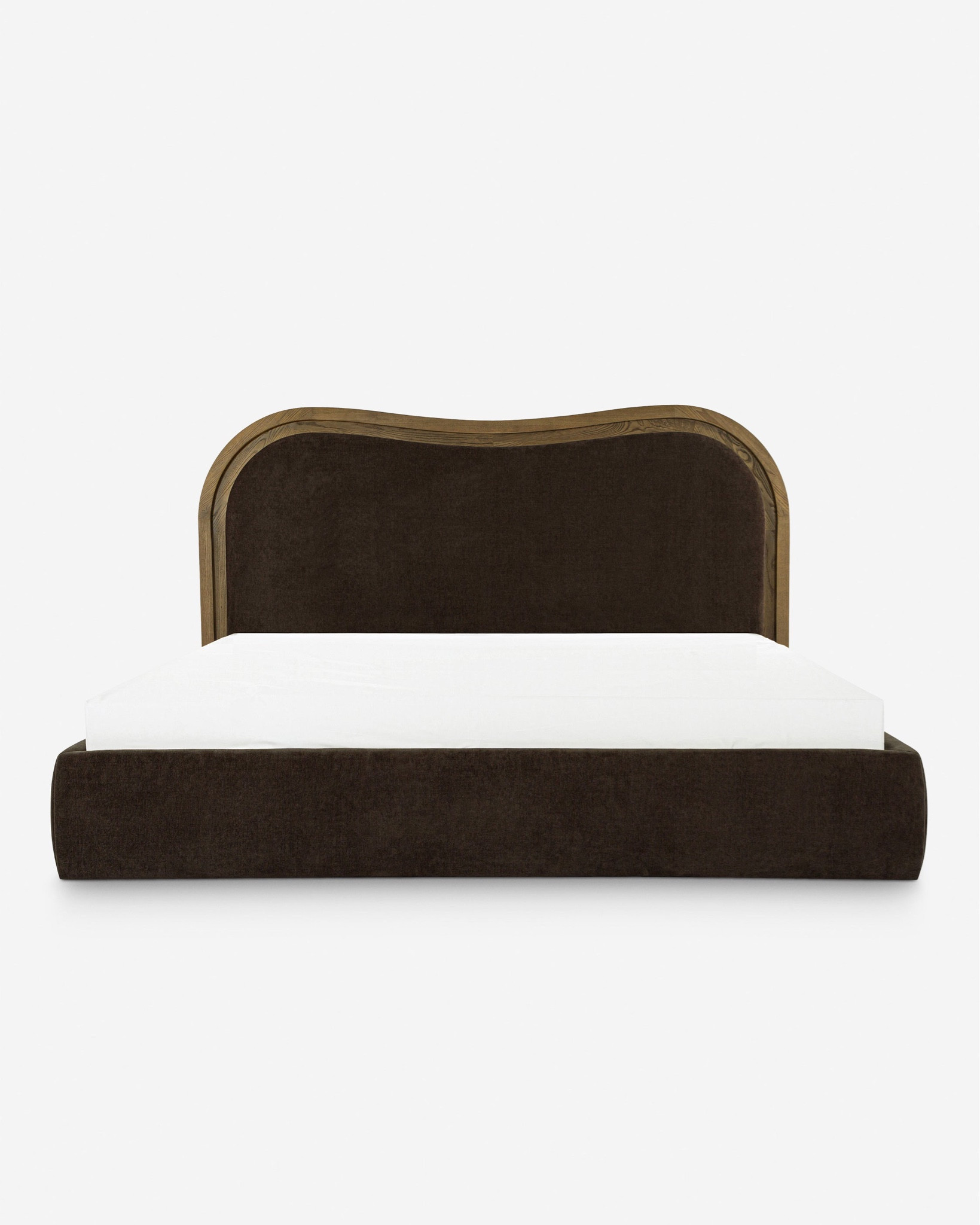 The Greenbury bed offers an Art Deco take on the wave bed—styling on-trend appeal with timeless roots. A stepped-down solid ash border provides a natural grain touch to the headboard, which is upholstered to match the trimly tailored bed frame for a soft, modern touch. The result is a stunning bedroom centerpiece that is warm, inviting, and utterly chic.

#LTKHome #LTKmorningroutine #LTKdayinmylife