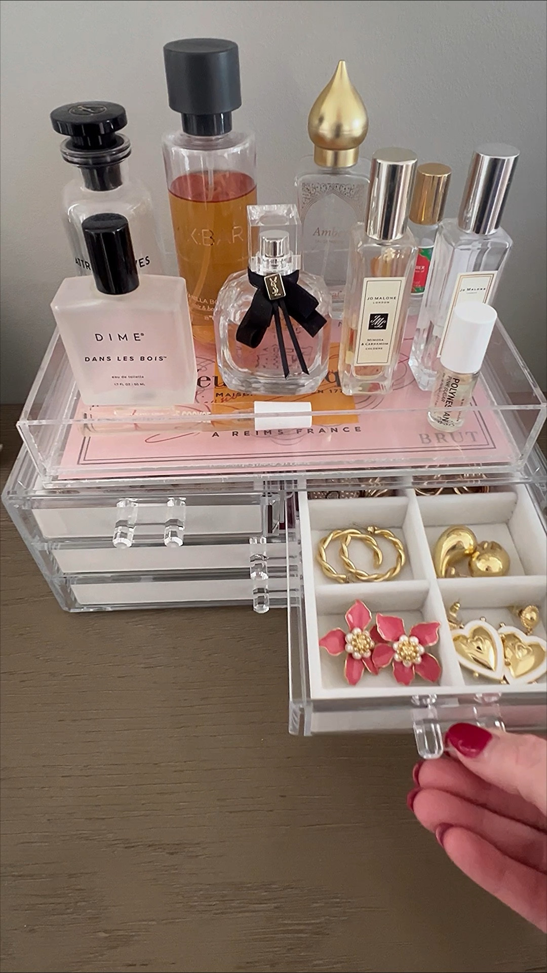 The prettiest little jewelry box from Amazon keeps everything organized and looks so nice on a dresser or vanity. I love the multi-sized drawers and compartments so I can see what I have!

#LTKFindsUnder50 #LTKVideo #LTKHome
