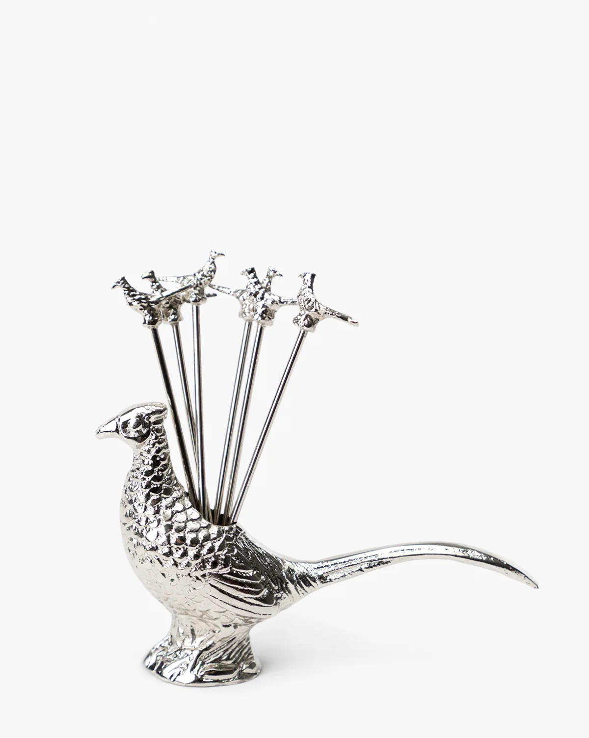 Stainless Steel Pheasant Appetizer Picks (Set of 7) | McGee & Co. (US)