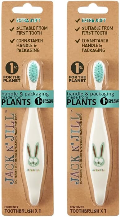 Jack N' Jill Kids Toothbrush - Extra Soft Bristle Toothbrush for Kids, Handle & Packaging Made fr... | Amazon (US)