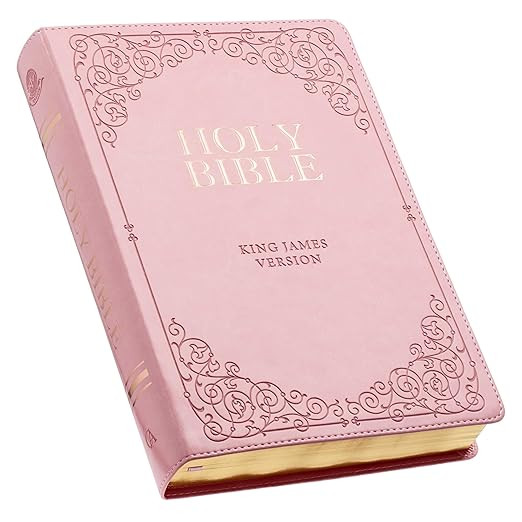 KJV Holy Bible, Giant Print Full-size Faux Leather Red Letter Edition - Thumb Index & Ribbon Mark... | Amazon (US)