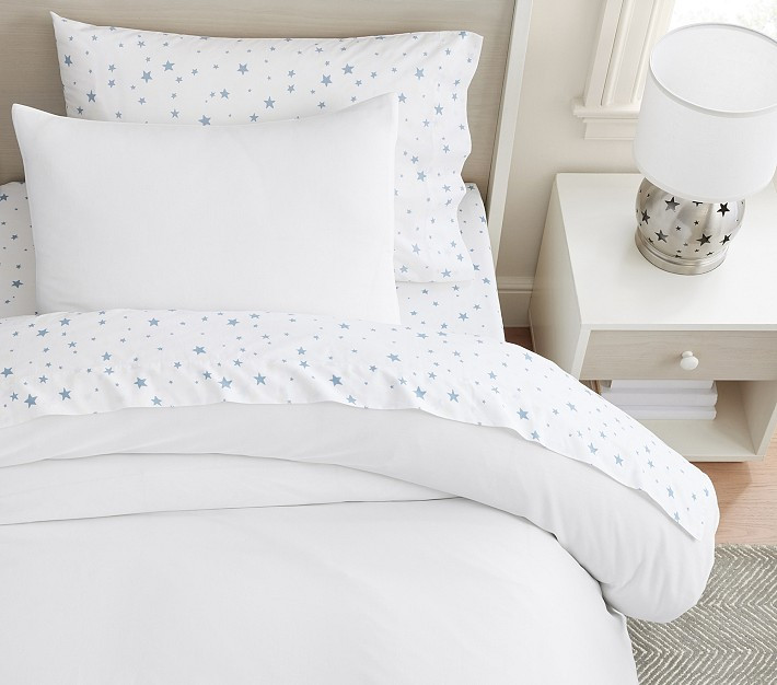 Super Soft Organic Sateen Duvet Cover & Shams | Pottery Barn Kids