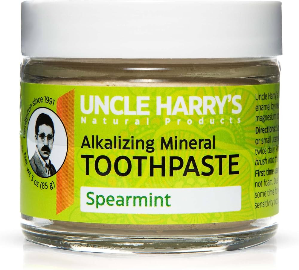Uncle Harry's Spearmint Remineralizing Toothpaste | Natural Whitening Toothpaste Freshens Breath ... | Amazon (US)