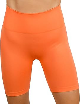 MAXXIM Women's High-Waisted Seamless Compression Biker Shorts - Tie Dye and Solid Ideal for Gym, ... | Amazon (US)