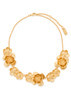 Floral gold-tone brass necklace | Harvey Nichols