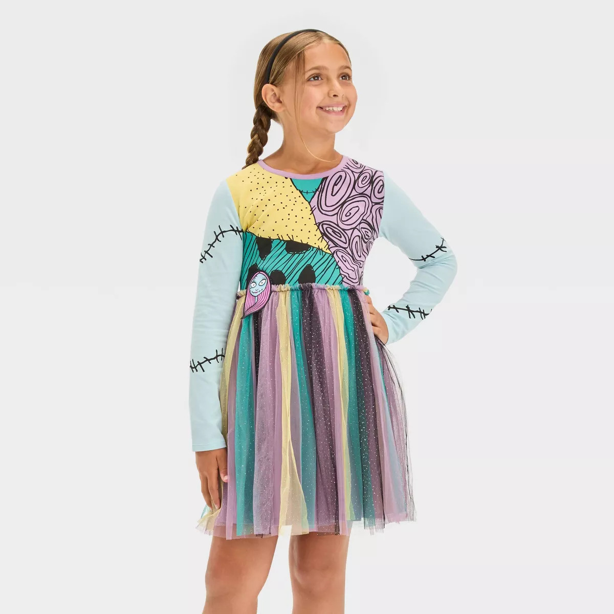 Girls' Sally Cosplay Long Sleeve Dress | Target