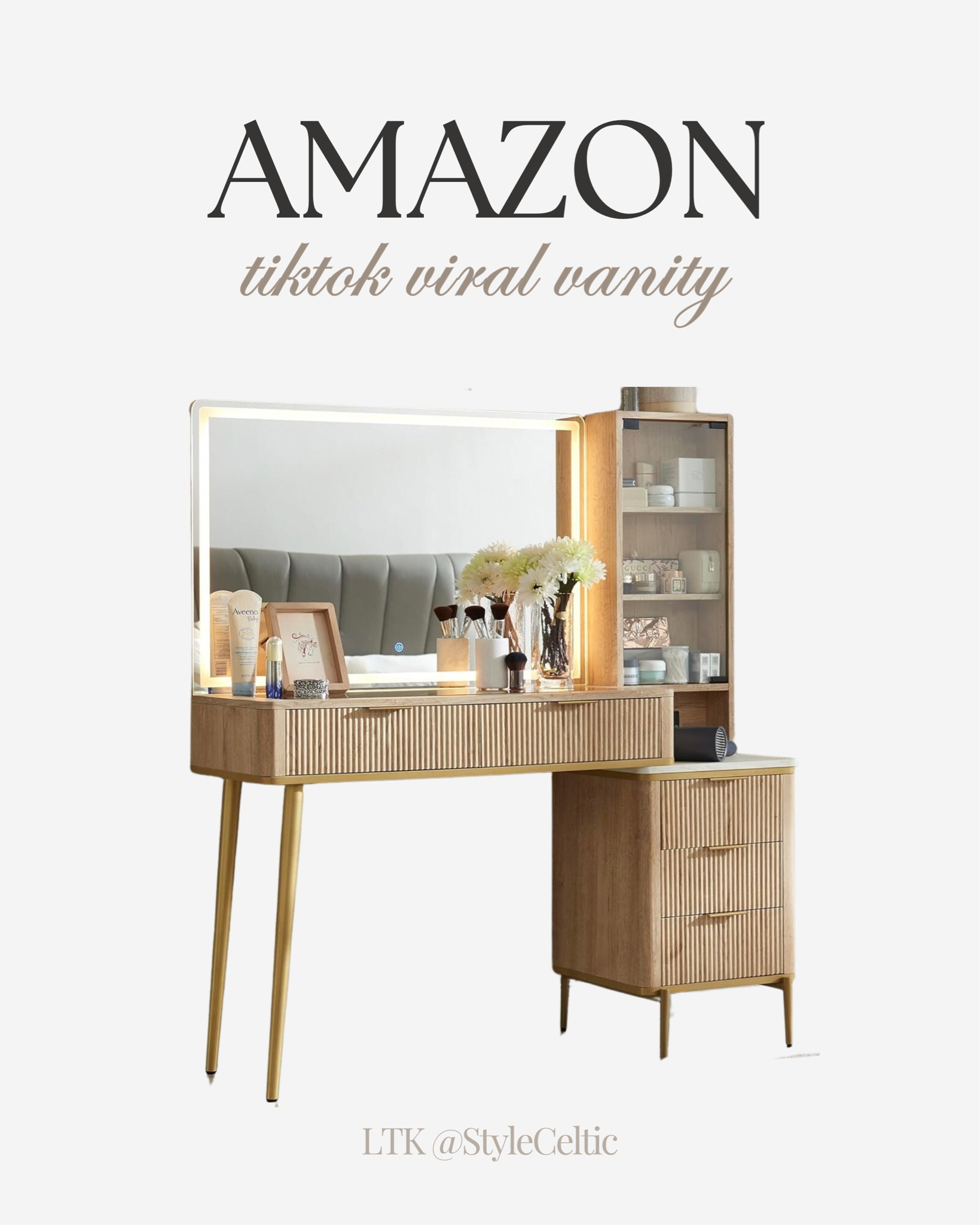 Amazon TikTok Viral Makeup Vanity 🤩✨
.
.
Amazon finds, Black Friday sales, cyber Monday deals, Christmas gifts for her, gift guide, makeup necessities, makeup organization, makeup organizer, makeup vanity, neutral makeup table, holiday guide, bedroom furniture, makeup furniture, makeup artist must haves, TikTok viral products, Amazon favorites, Amazon beauty, home decor, Amazon home

#LTKBeauty #LTKCyberWeek #LTKHome