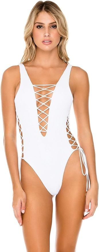 Luli Fama ORILLAS DEL MAR - Open Side One Piece Bodysuit-EJC | Amazon (US)