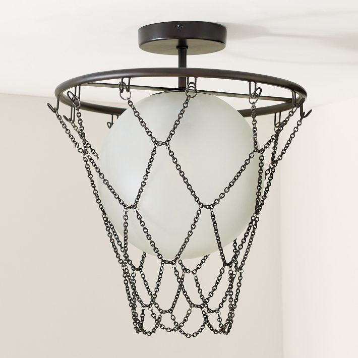 Basketball Flush Mount (15") | Pottery Barn Teen