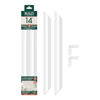 BUILD and BATTEN 2 Pack Panel Rail Kit 14-in Unfinished Polystyrene Wall Panel Moulding Lowes.com | Lowe's