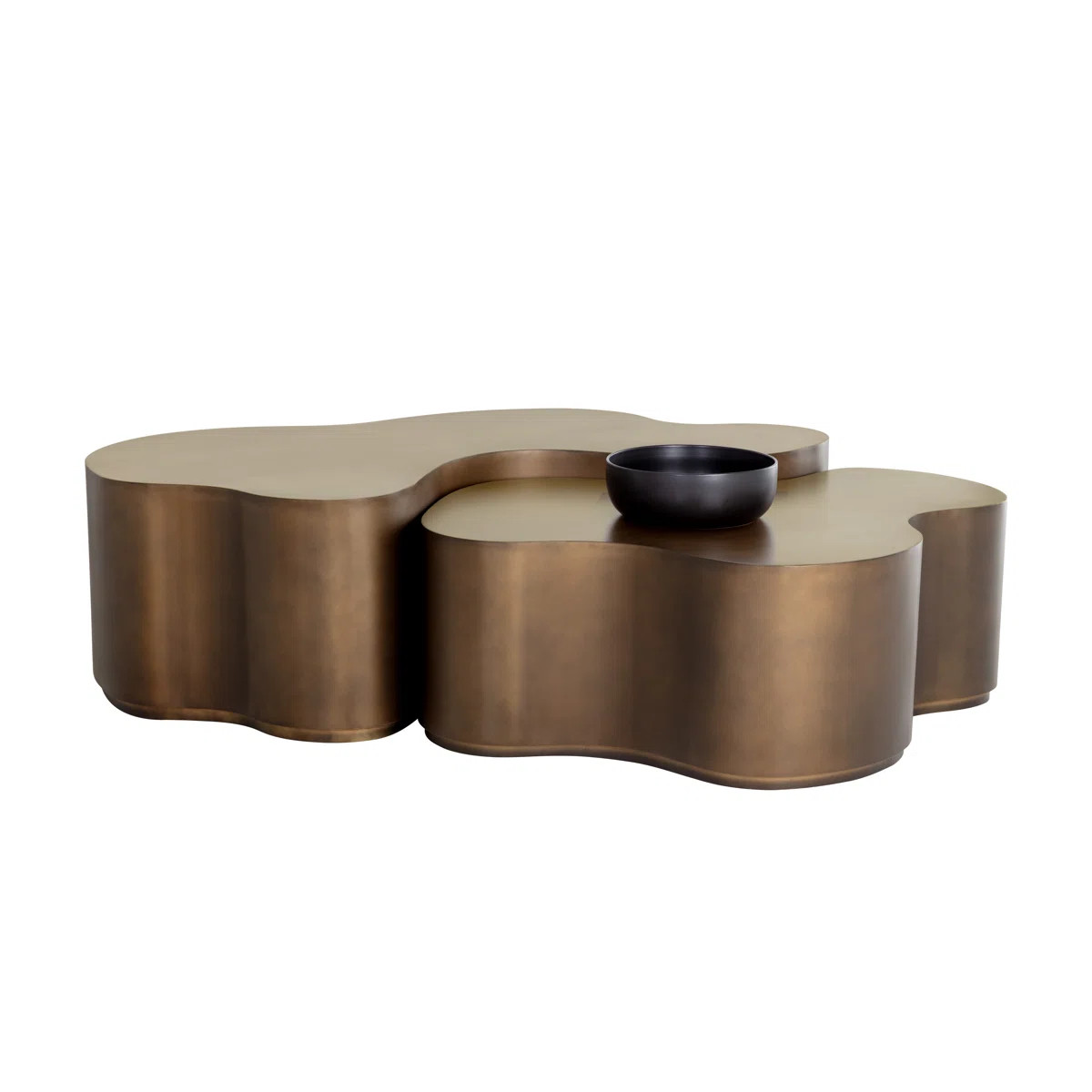 BOISE NESTING COFFEE TABLES (SET OF 2) - Gold | Wayfair North America