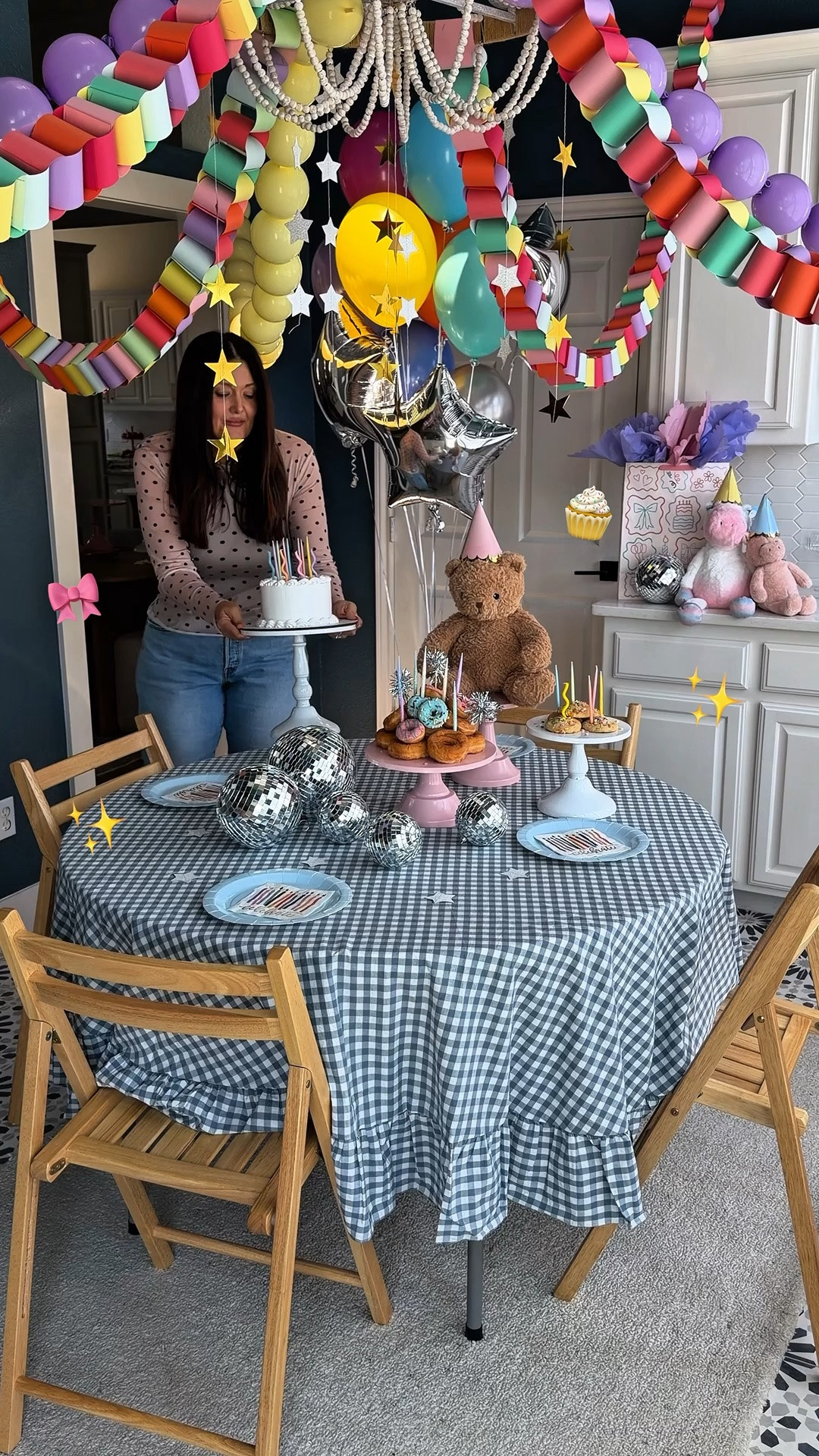 whimsical birthday party ideas 🎀✨🎈

my niece wanted a whimsical birthday party and @michaels understood the assignment! 🪩🎀 from the balloons + paper chains to disco balls, funky candles, sprinkles and all the little party details, i found everything i needed at The Party Shop at Michaels!

we even added a fun hairbrush painting craft for the girls 🎨✨ linking everything i used to create this whimsical birthday party here!

SAVE this for your next birthday party! 🎈

#MichaelsPartner #ThePartyShop #Michaels #WhimsicalParty #BirthdayPartyIdeas #PartyDecor #GirlsBirthdayParty #BirthdayPartyDecor

#LTKHome #LTKKids #LTKSaleAlert