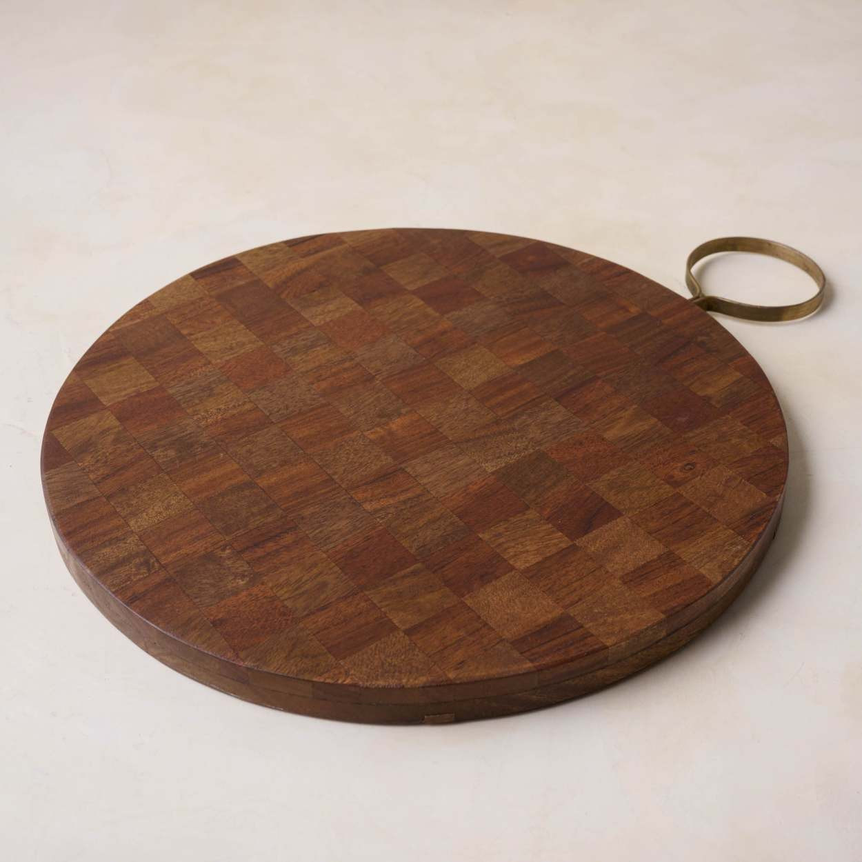 Checkerboard Wood Serving Board | Magnolia