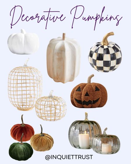 It's finally pumpkin season! Here are some decorative pumpkin options for you! From pumpkin pillows, foam pumpkins, to ceramic pumpkins, i got everything to fit your aesthetics!

Amazon finds, Pottery Barn finds, Western Elm finds, Crate & Barrel finds, pumpkin decors, seasonal home decor, home decor, home inspo, home finds, home favorites, home decor inspo, décor, diy décor, fall home decor, fall home decor inspo, fall home decor idea

#LTKSeasonal #LTKhome #LTKfamily